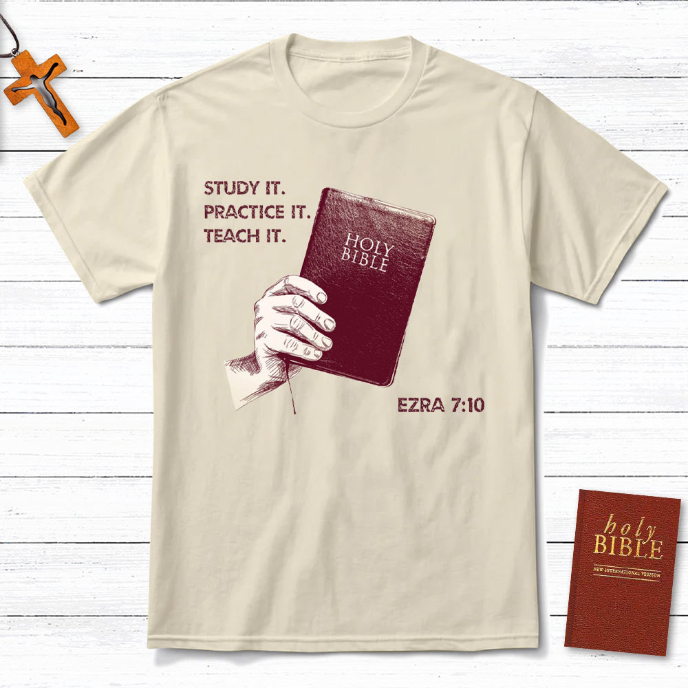 Study The Holy Bible Christian T-Shirt