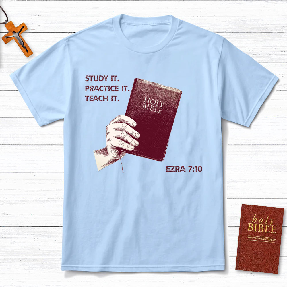 Study The Holy Bible Christian T-Shirt
