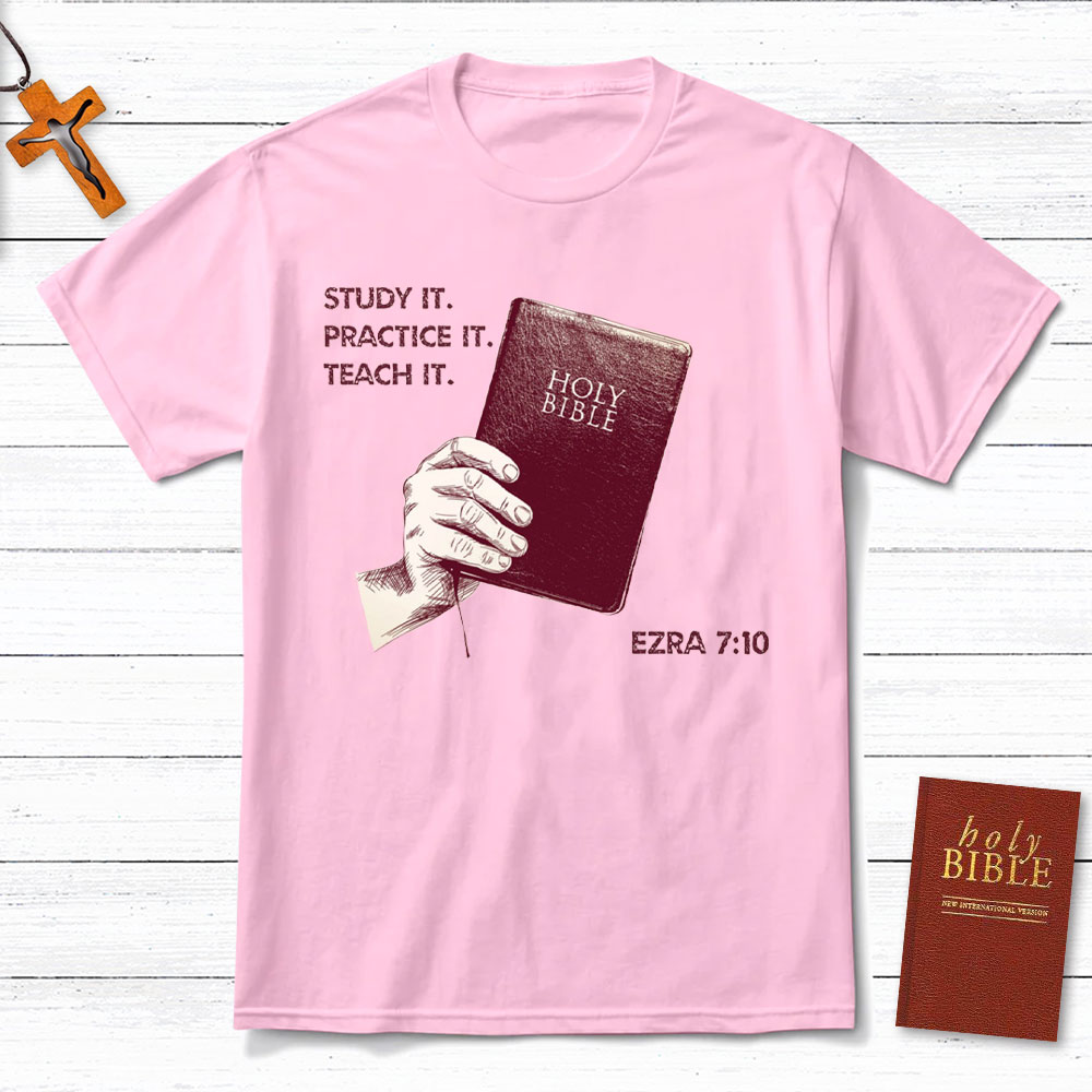 Study The Holy Bible Christian T-Shirt
