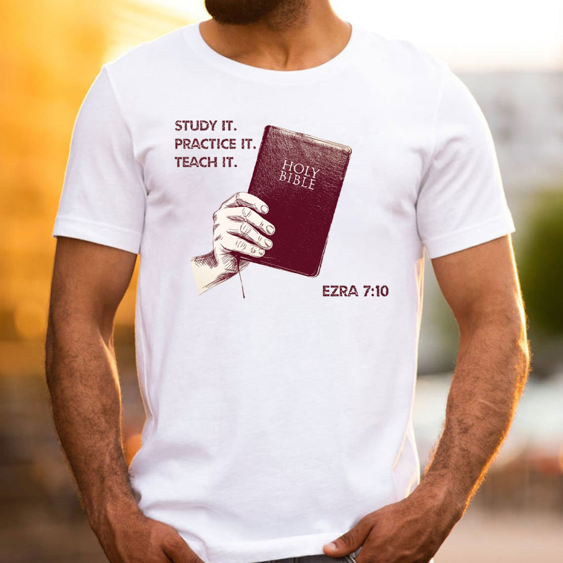Study The Holy Bible Christian T-Shirt