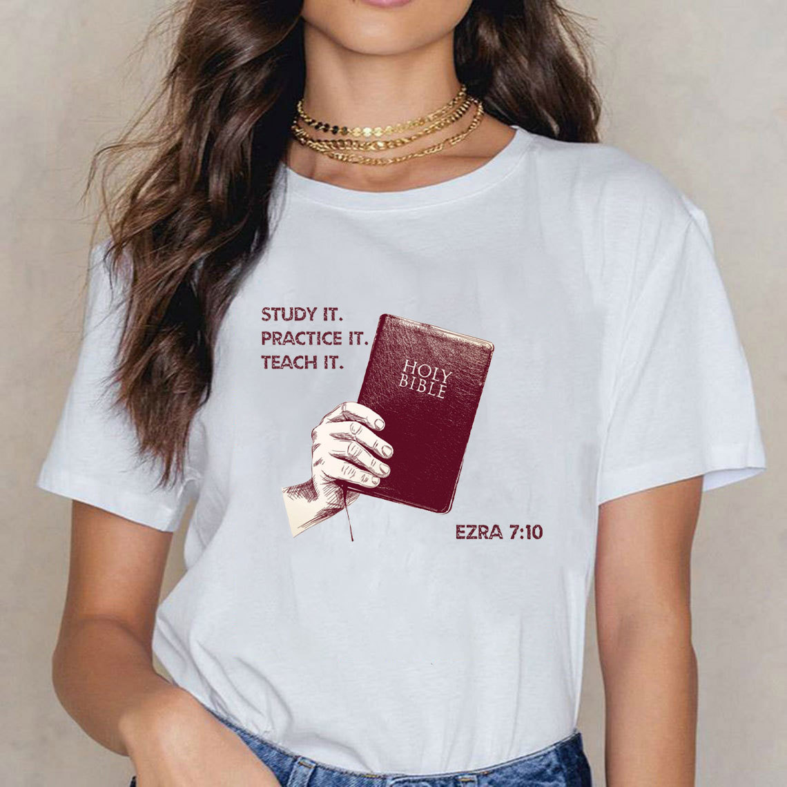 Study The Holy Bible Christian T-Shirt