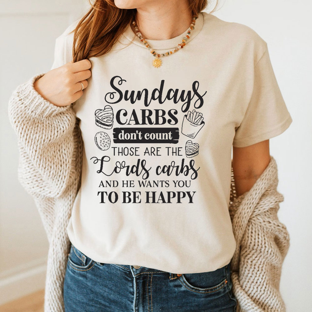 Sundays Carbs Christian T-Shirt
