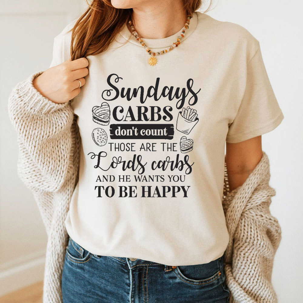 Sundays Carbs Christian T-Shirt