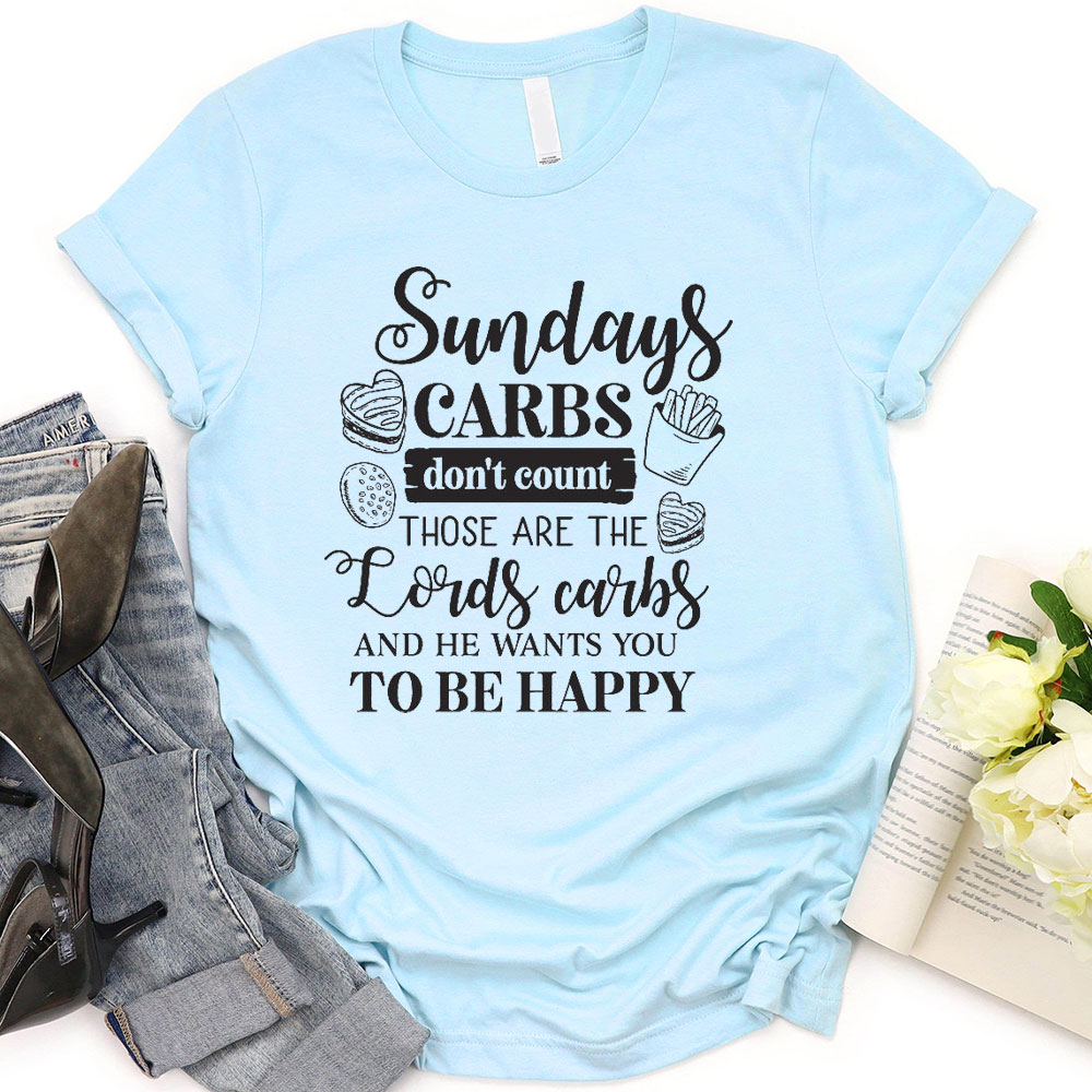 Sundays Carbs Christian T-Shirt