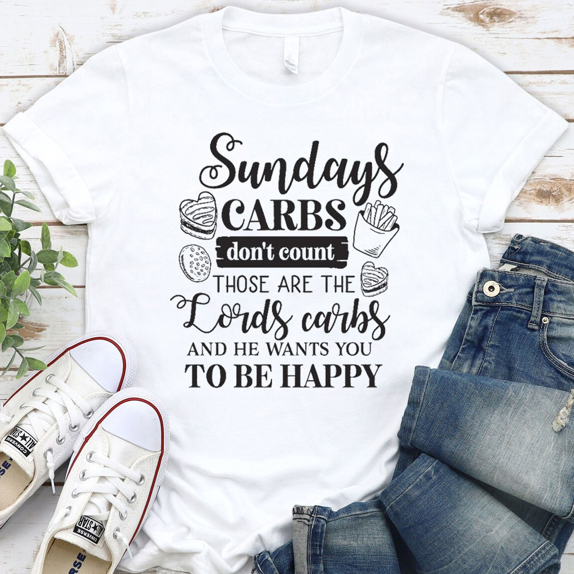 Sundays Carbs Christian T-Shirt