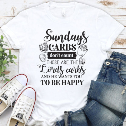 Sundays Carbs Christian T-Shirt