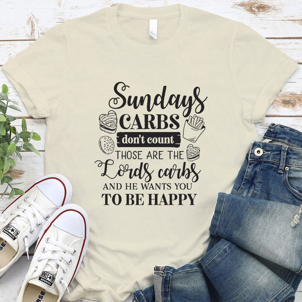 Sundays Carbs Christian T-Shirt