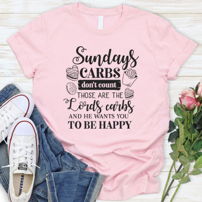 Sundays Carbs Christian T-Shirt