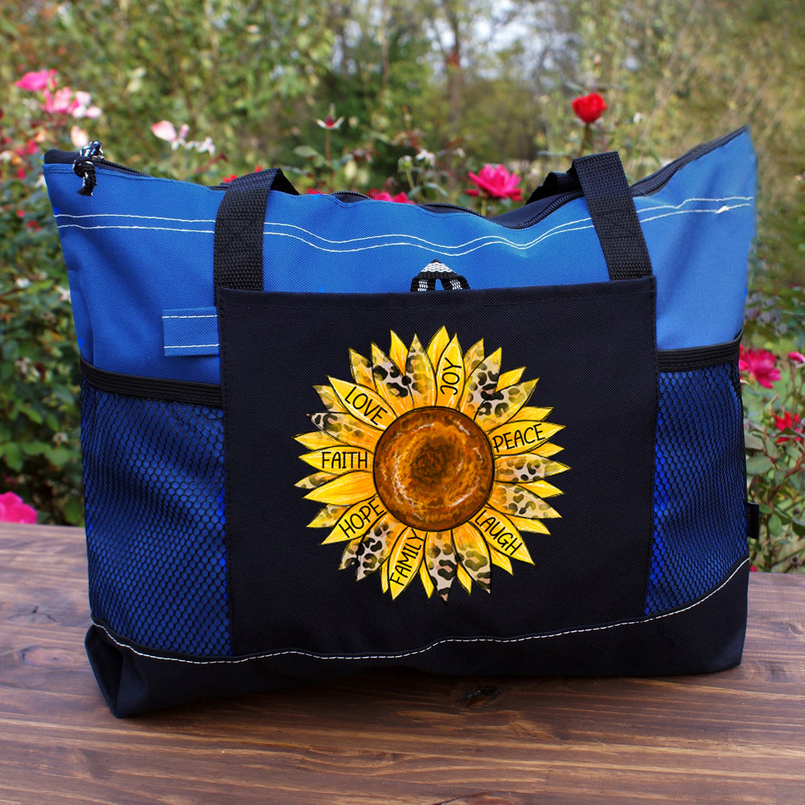 Sunflower Christian Tote Bag