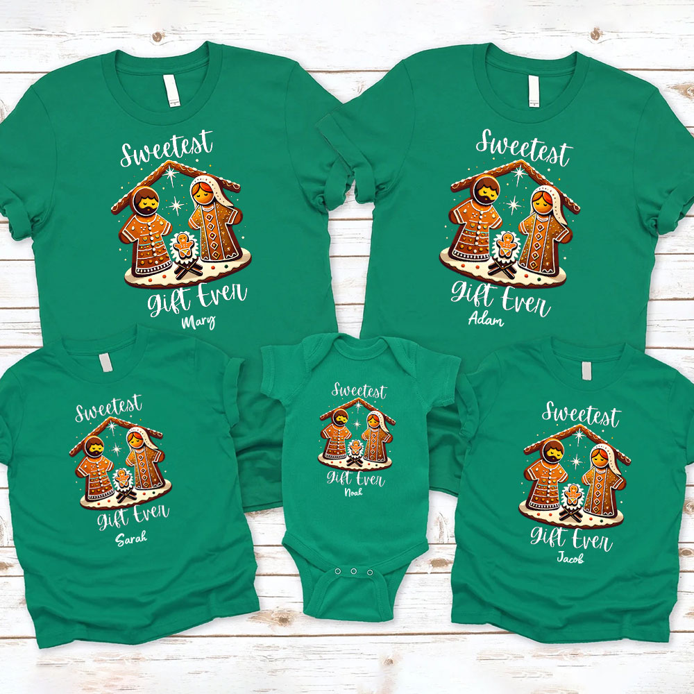 Sweet Gift Ever Christmas Family Matching Shirts
