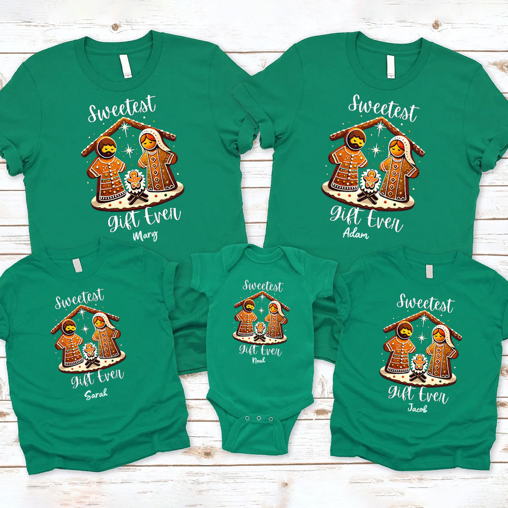 Sweet Gift Ever Christmas Family Matching Shirts
