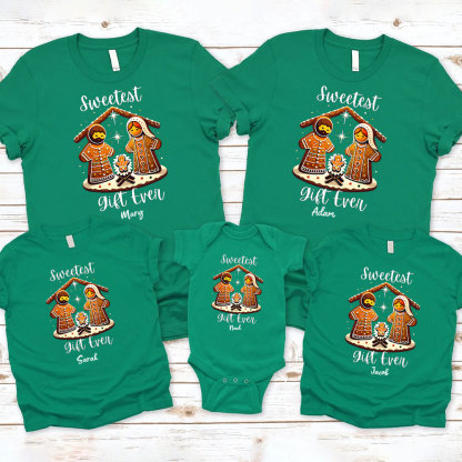 Sweet Gift Ever Christmas Family Matching Shirts