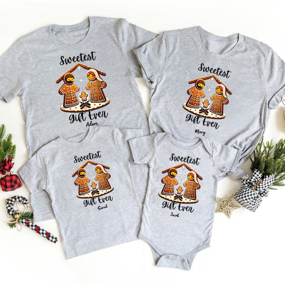 A Thrill Of Hope The Weary World Rejoice Christmas Family Matching Shirts Sale - GuidingCross
