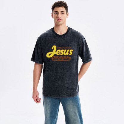 Sweet Savior Jesus Christian Washed T-Shirt