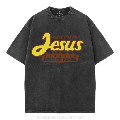 Sweet Savior Jesus Christian Washed T-Shirt