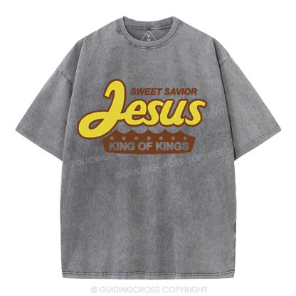 Sweet Savior Jesus Christian Washed T-Shirt