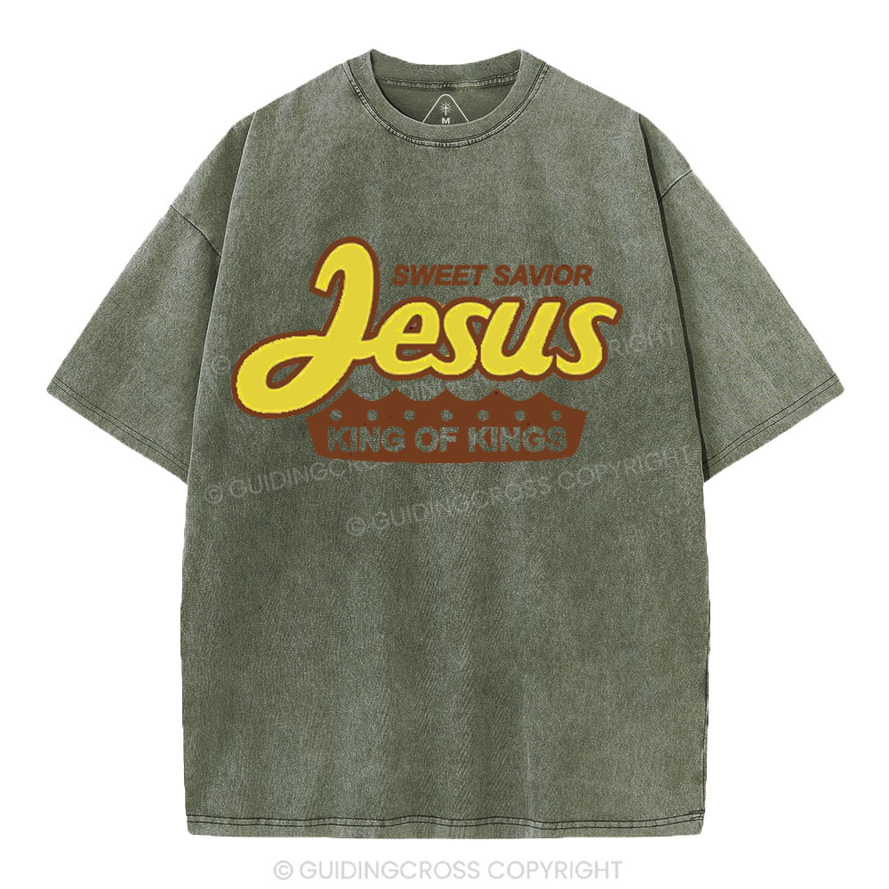 Sweet Savior Jesus Christian Washed T-Shirt