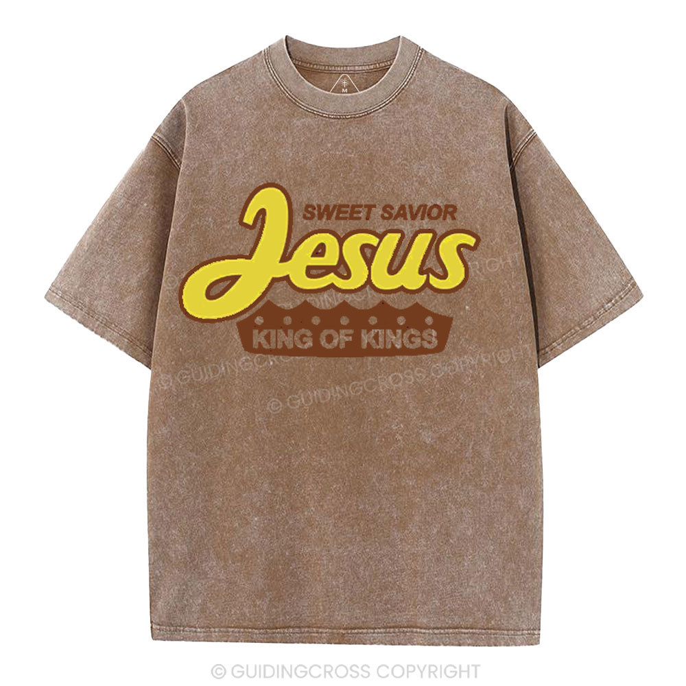 Sweet Savior Jesus Christian Washed T-Shirt