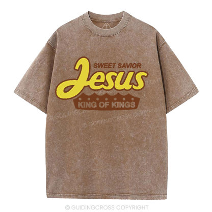 Sweet Savior Jesus Christian Washed T-Shirt