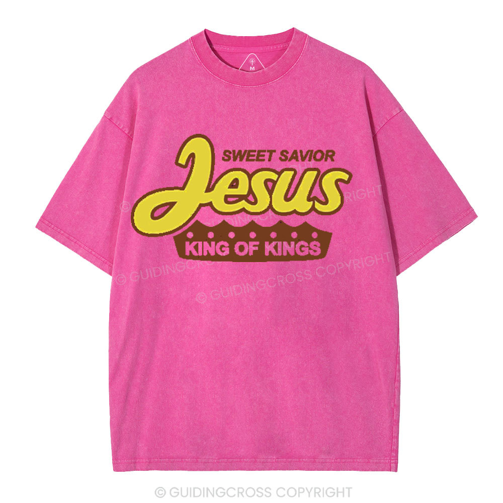 Sweet Savior Jesus Christian Washed T-Shirt