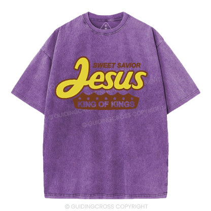 Sweet Savior Jesus Christian Washed T-Shirt