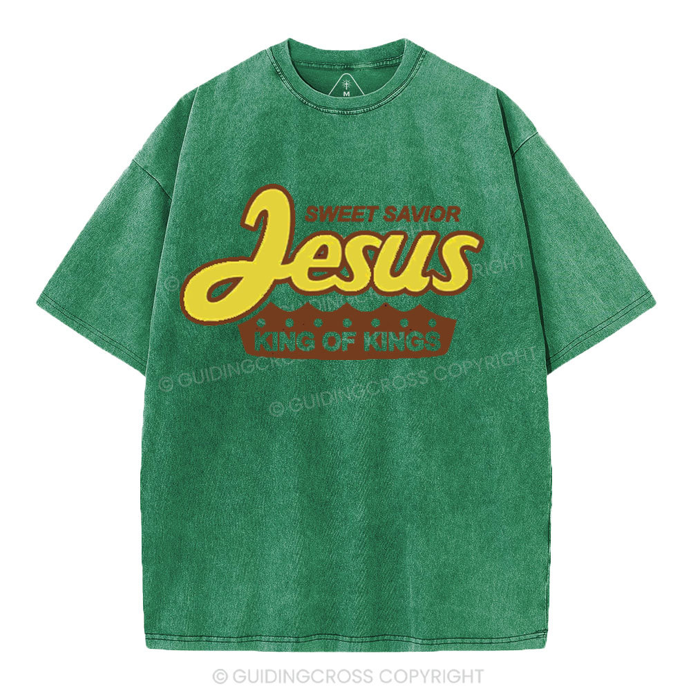 Sweet Savior Jesus Christian Washed T-Shirt