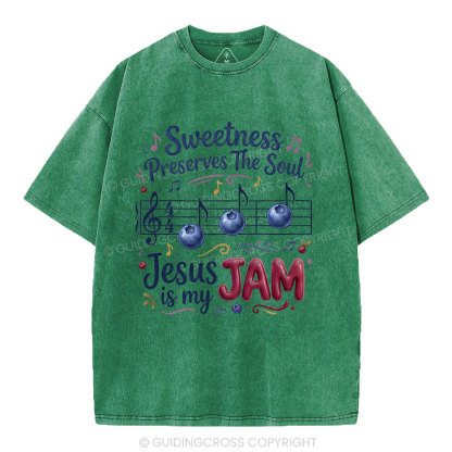 Sweetness Preserves The Soul Christian Washed T-Shirt