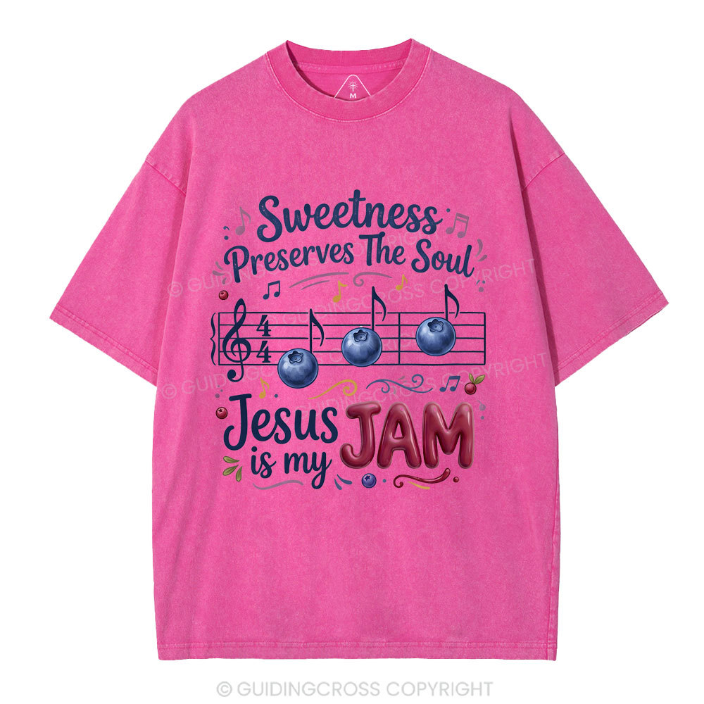 Sweetness Preserves The Soul Christian Washed T-Shirt