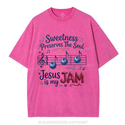 Sweetness Preserves The Soul Christian Washed T-Shirt