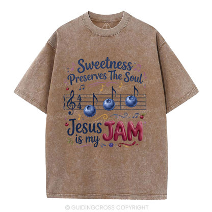 Sweetness Preserves The Soul Christian Washed T-Shirt
