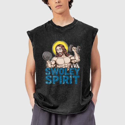 Swoley Spirit Christian Washed Tank Top