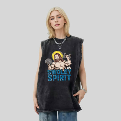 Swoley Spirit Christian Washed Tank Top
