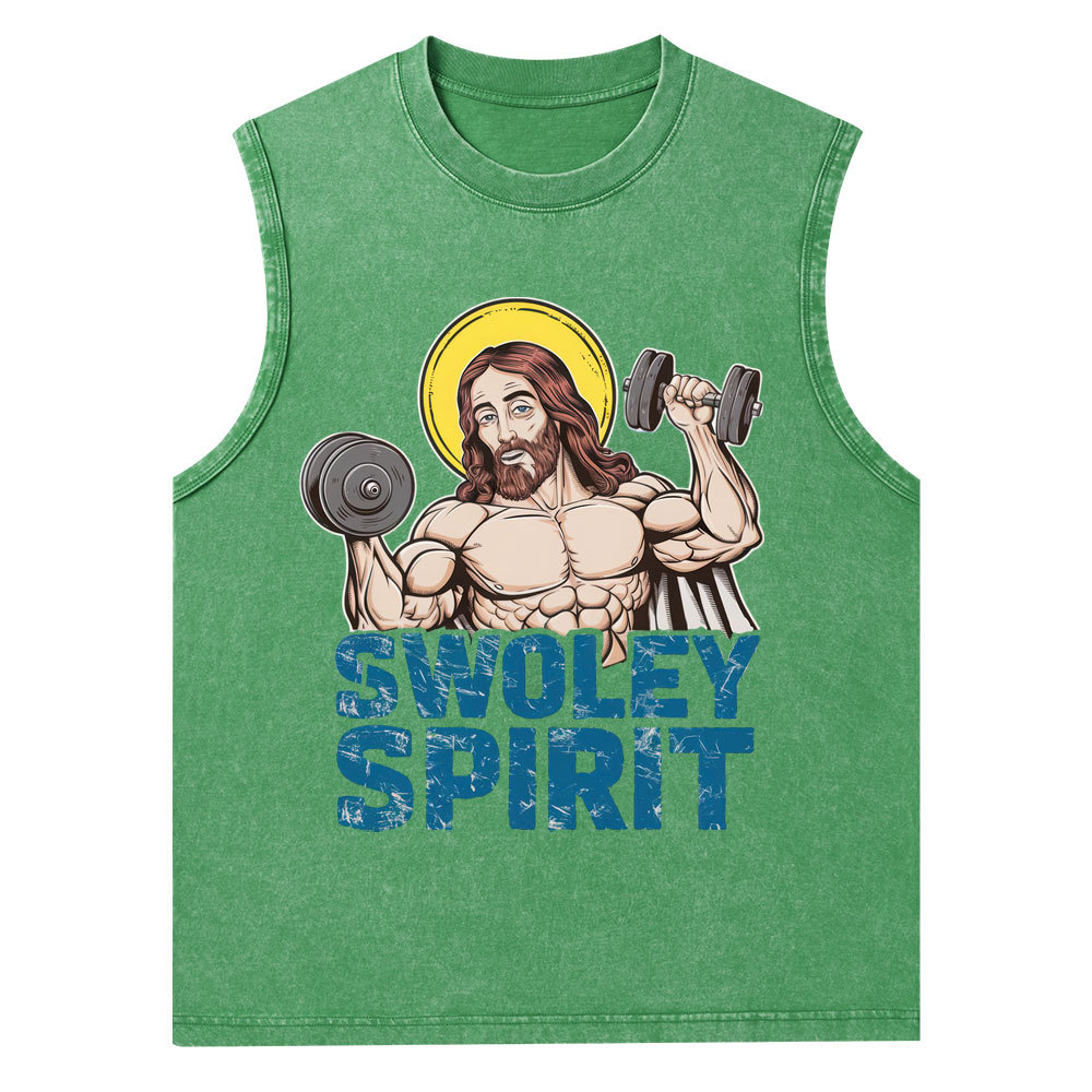 Swoley Spirit Christian Washed Tank Top