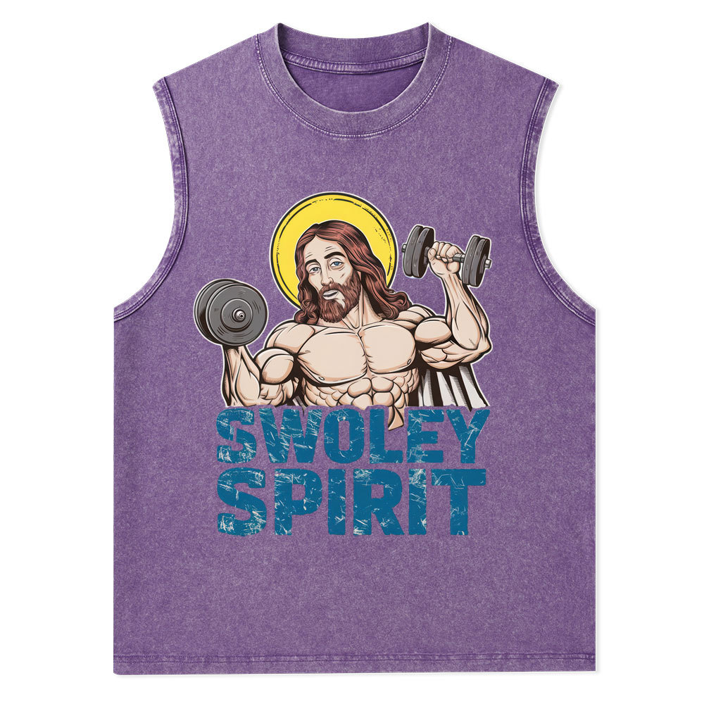 Swoley Spirit Christian Washed Tank Top