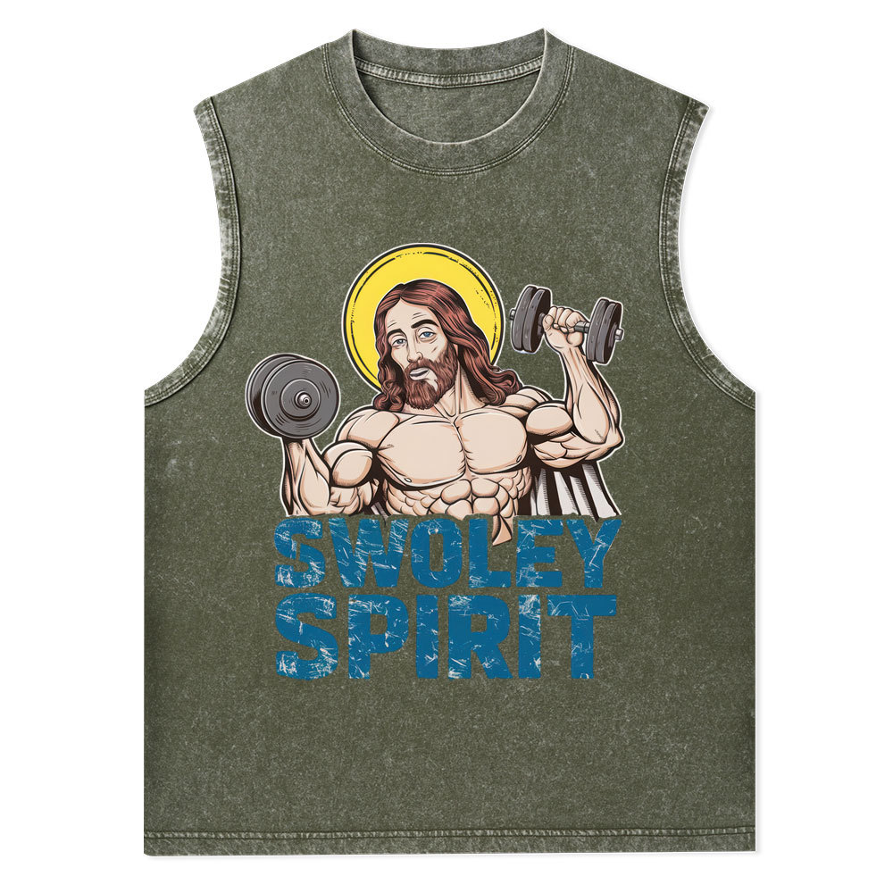 Swoley Spirit Christian Washed Tank Top