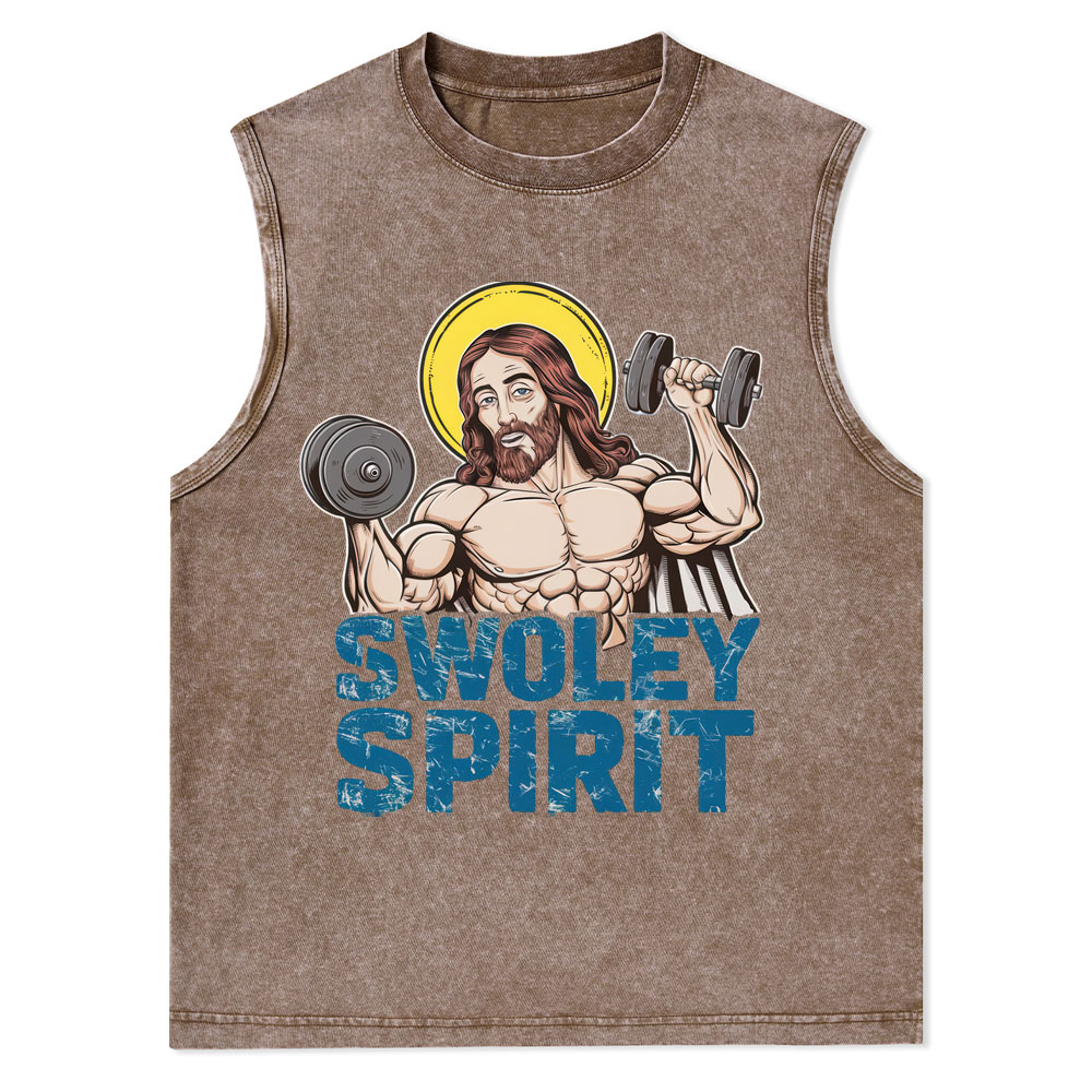 Swoley Spirit Christian Washed Tank Top