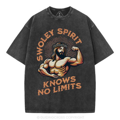 Swoley Spirit Knows No Limits Christian Washed T-Shirt