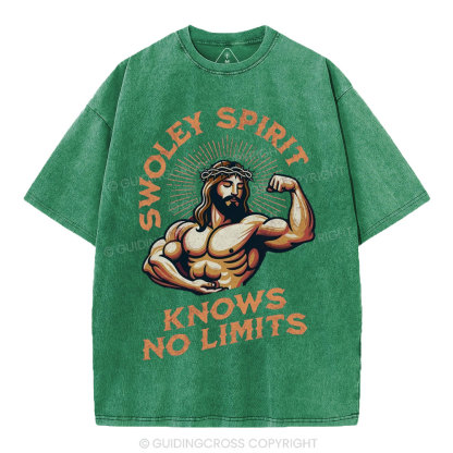 Swoley Spirit Knows No Limits Christian Washed T-Shirt