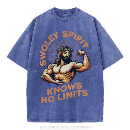 Swoley Spirit Knows No Limits Christian Washed T-Shirt