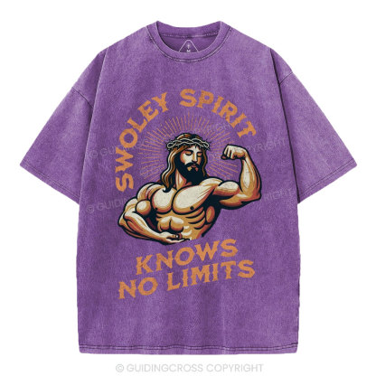 Swoley Spirit Knows No Limits Christian Washed T-Shirt