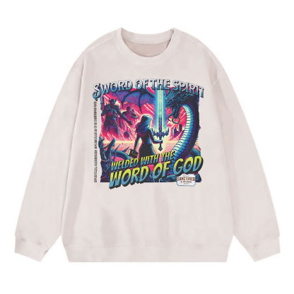 Sword Of The Spirit Christian Washed Sweatshirt