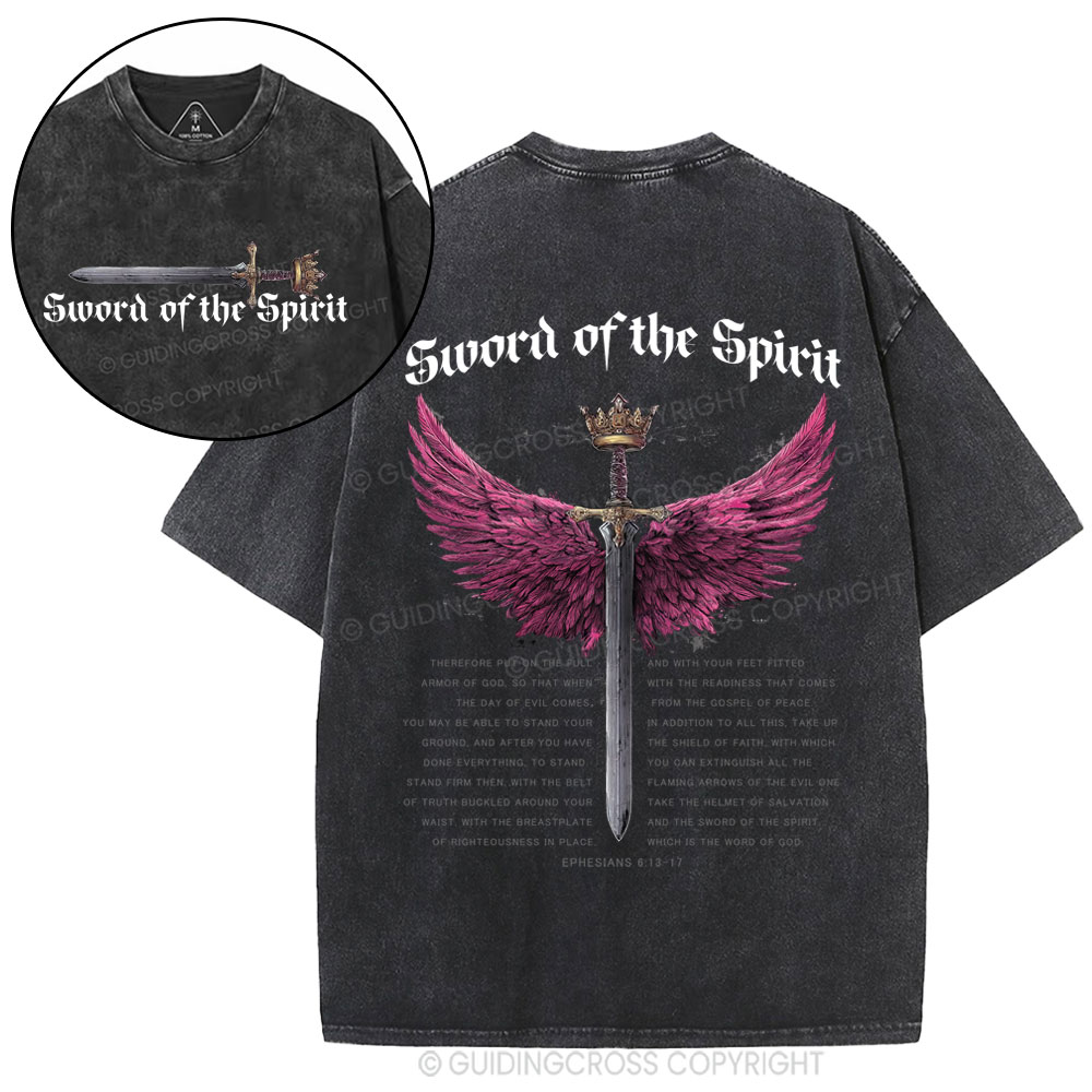 New-Sample Christian Washed T-Shirt Sale - GuidingCross