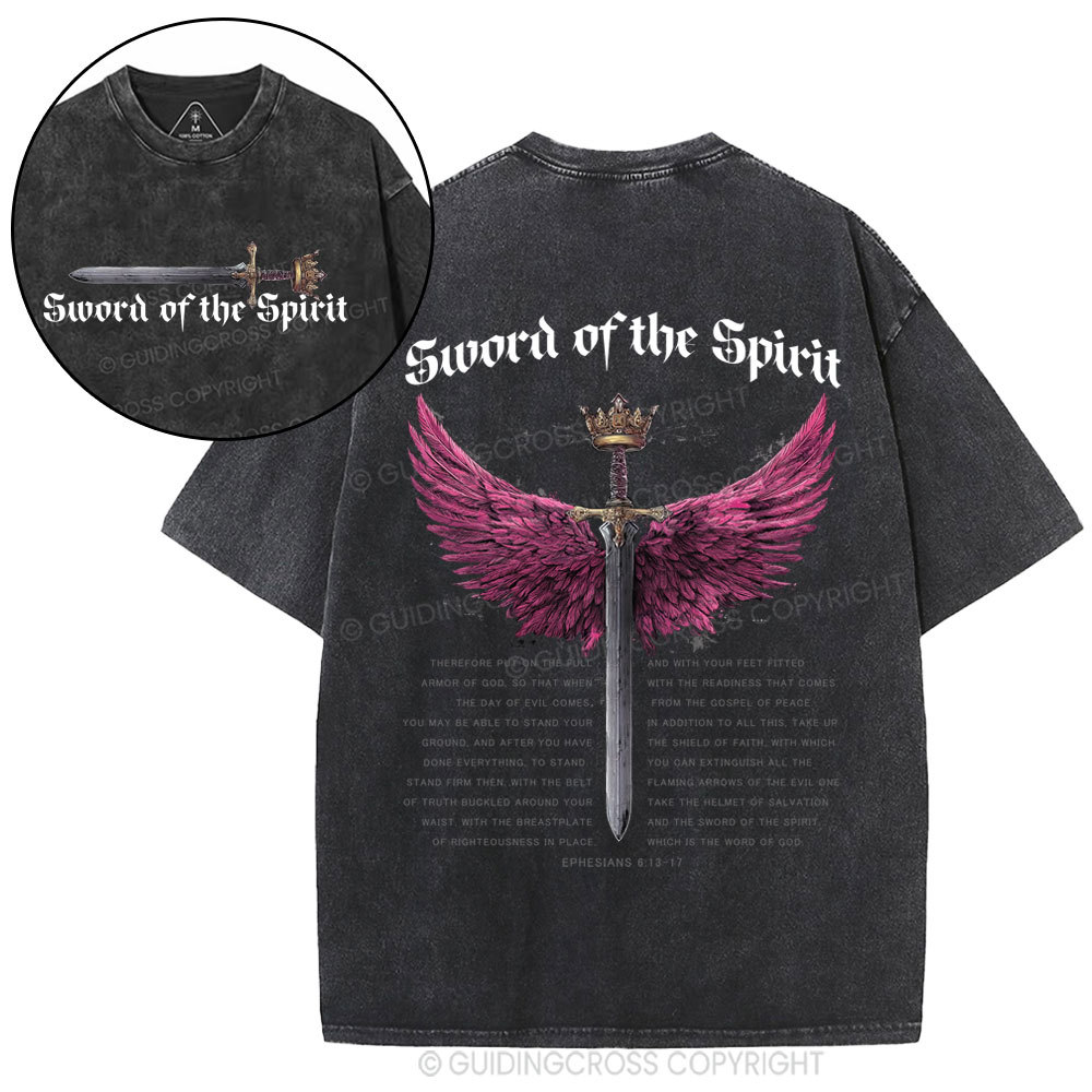 New-Sample Christian Washed T-Shirt Sale - GuidingCross