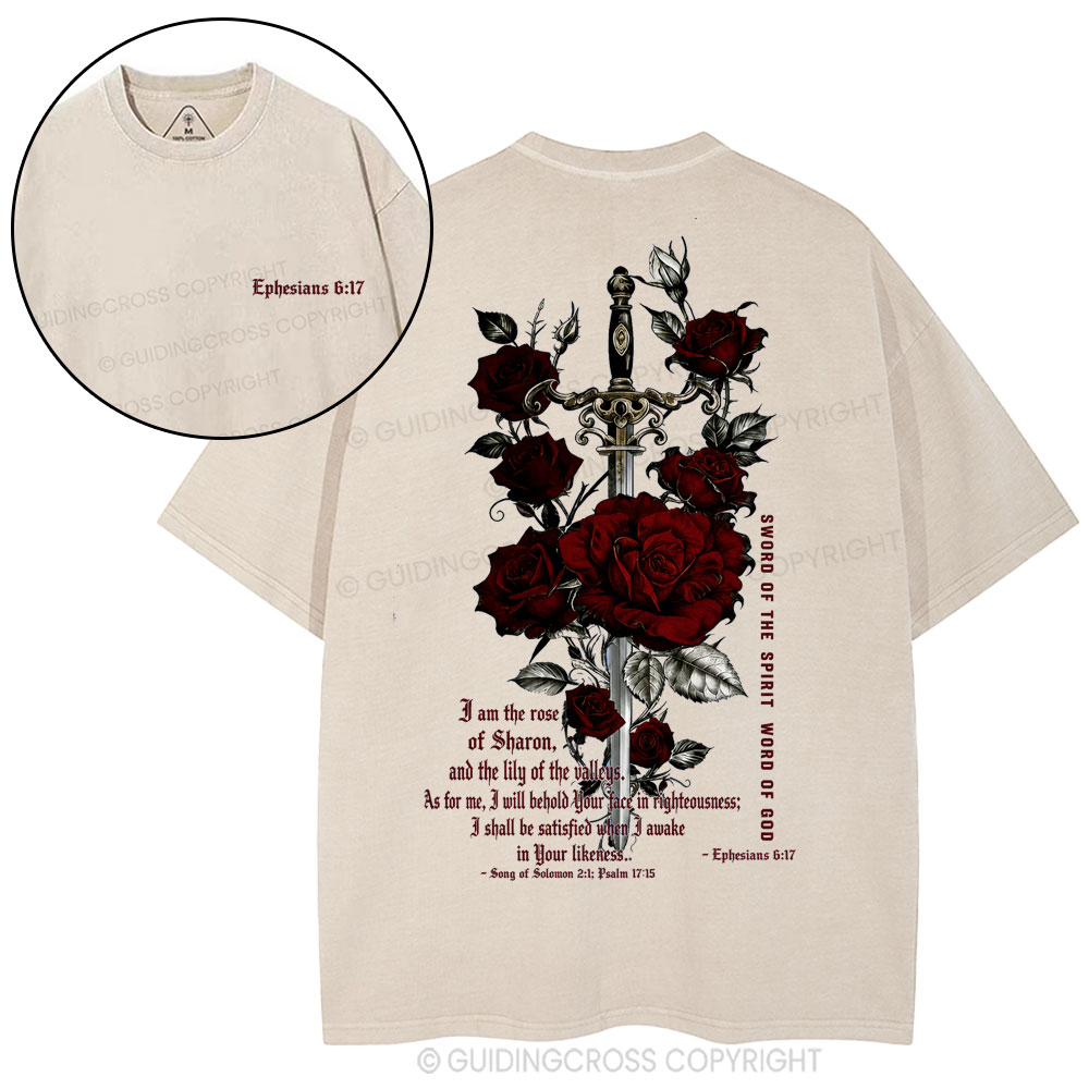 New-Sample Christian Washed T-Shirt Sale - GuidingCross
