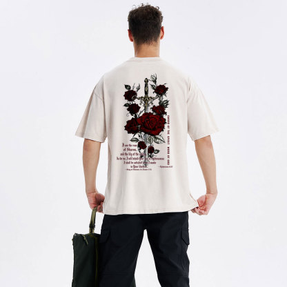 Sword Of The Spirit Word Of God Christian Washed T-Shirt