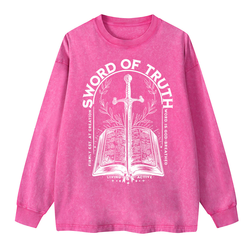 Sword Of Truth Washed Long Sleeve T-Shirt