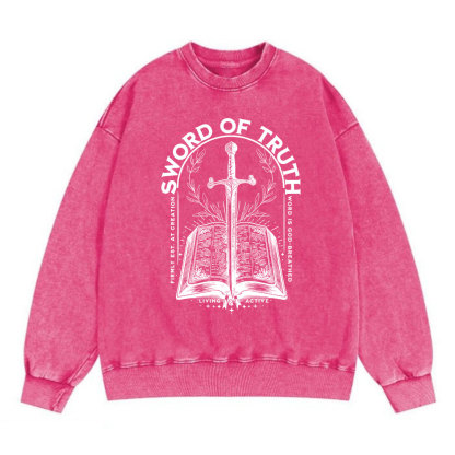 Sword Of Truth Christian Washed Sweatshirt