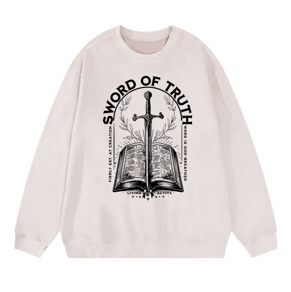Sword Of Truth Christian Washed Sweatshirt