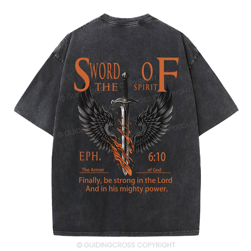 New-Sample Christian Washed T-Shirt Sale - GuidingCross