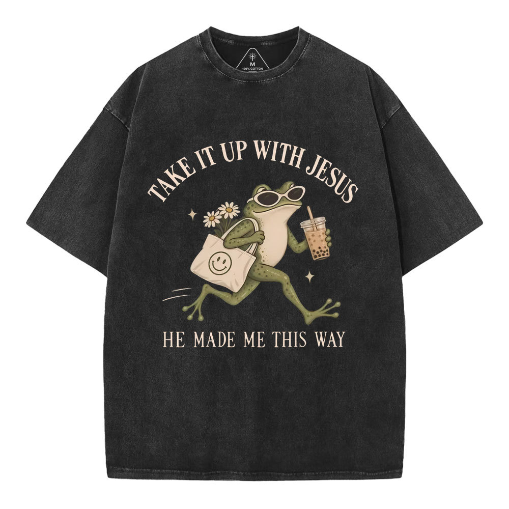New-Sample Christian Washed T-Shirt双面原件31.95 Sale - GuidingCross
